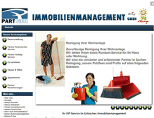 Tablet Screenshot of partnerimmobilien.com